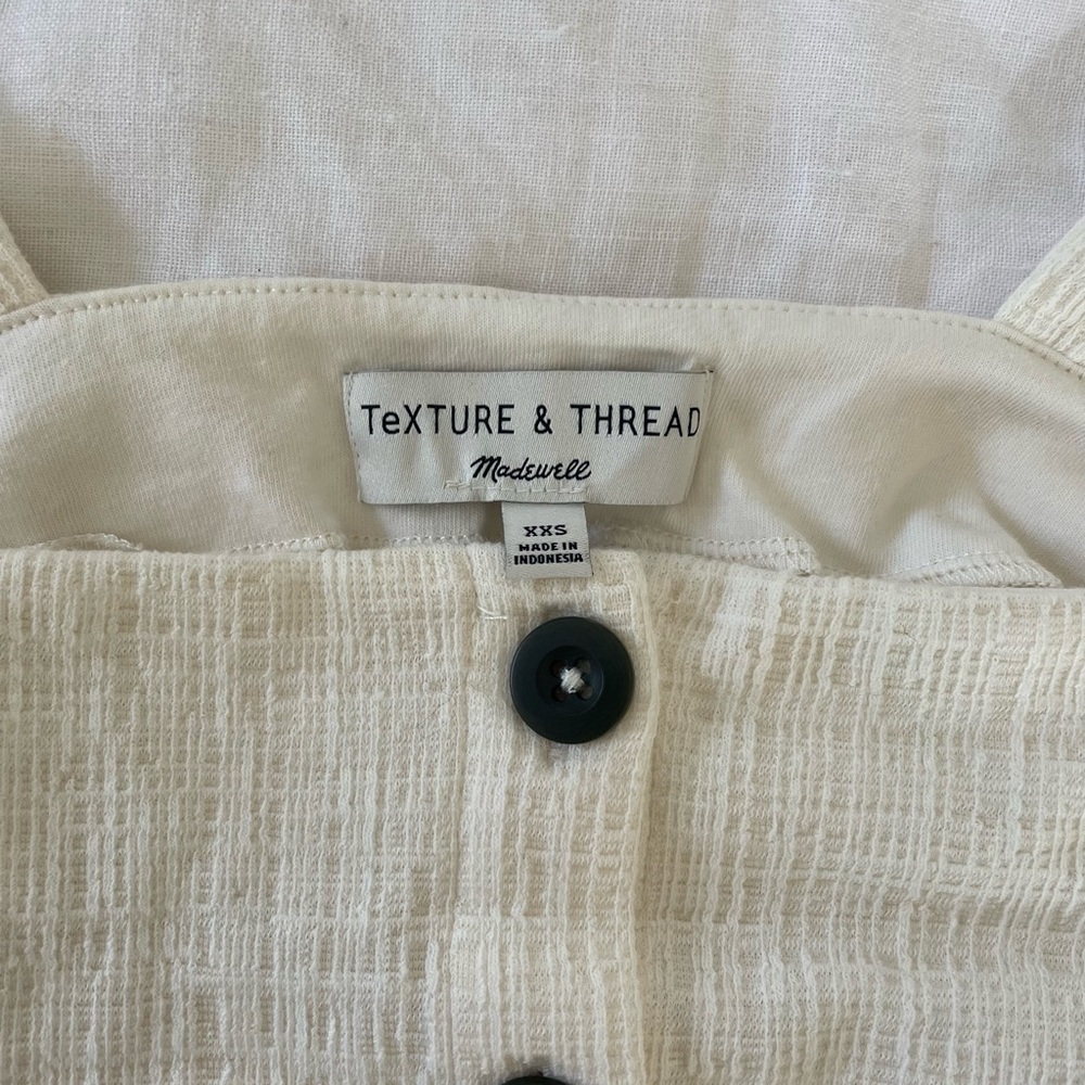 Madewell Midi White Dress, Xxs View 3